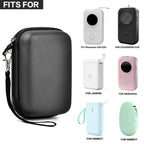 Label Maker Carrying Case Fits Phomemo, NIIMBOT and More– Protective EVA Bag with Mesh Pocket