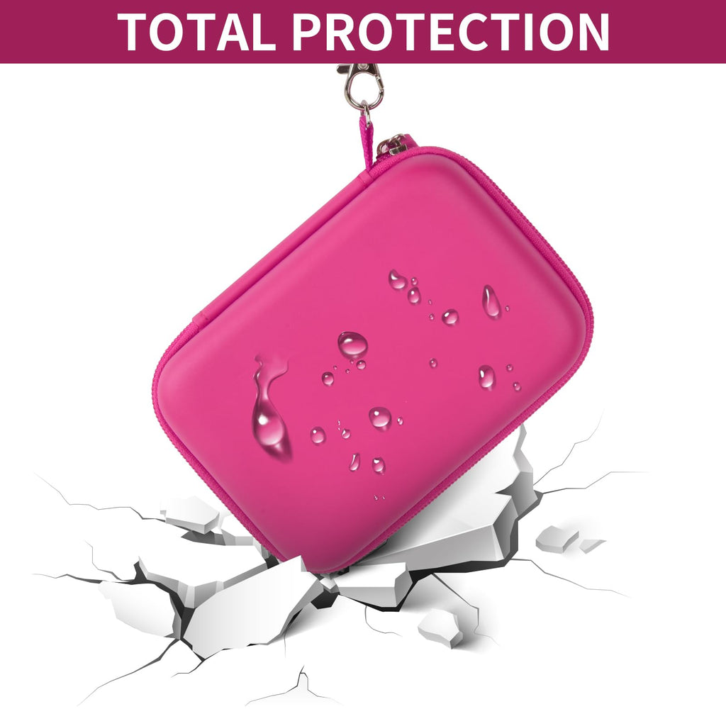 Retro Handheld Console Carrying Case for R36S / RG353V / RG353VS – Shockproof Travel Storage Bag