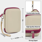 Retro Handheld Console Carrying Case for R36S / RG353V / RG353VS – Shockproof Travel Storage Bag