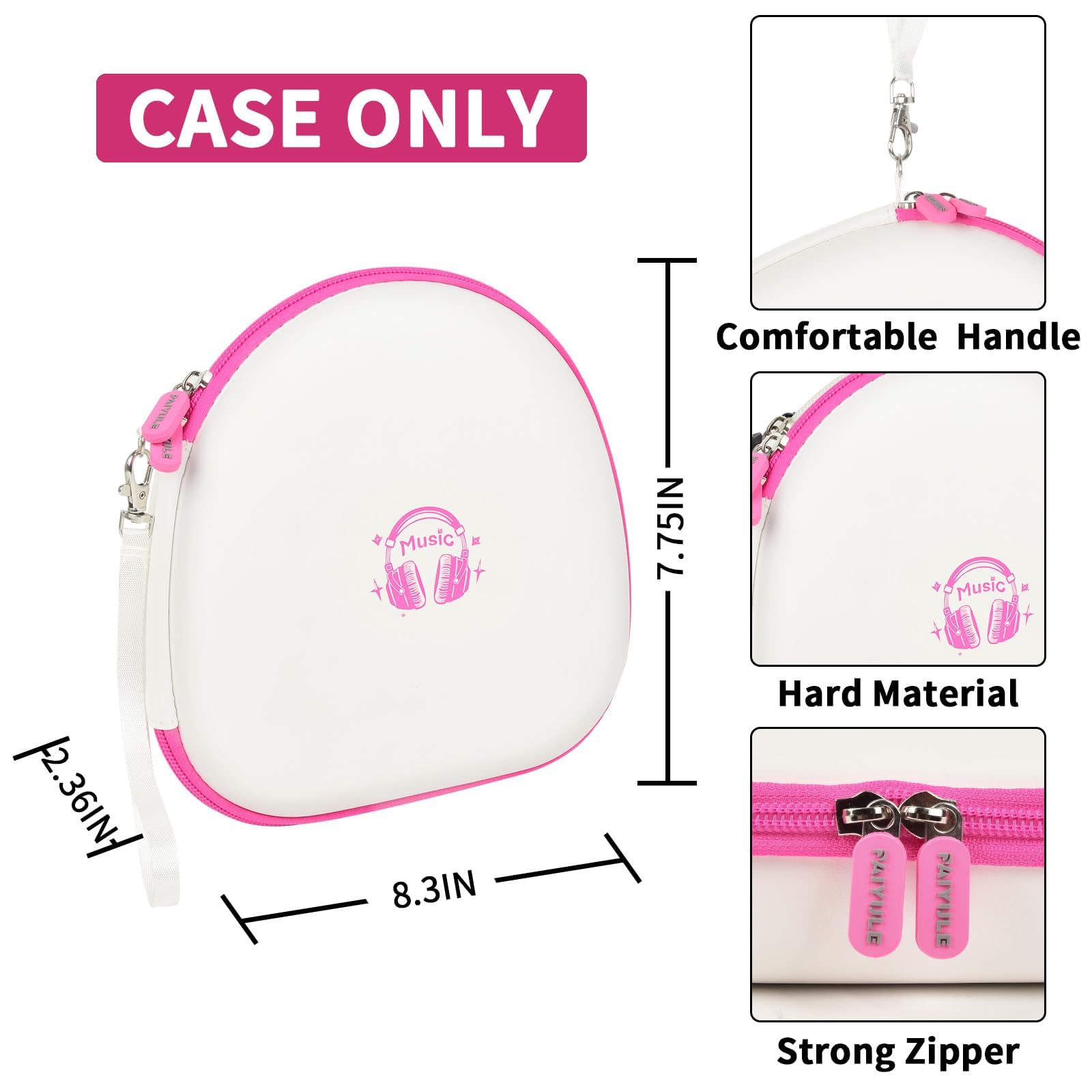 Headphone Carrying Case for Sony WH-CH720N and JBL Tune 720BT Wireless Headphones