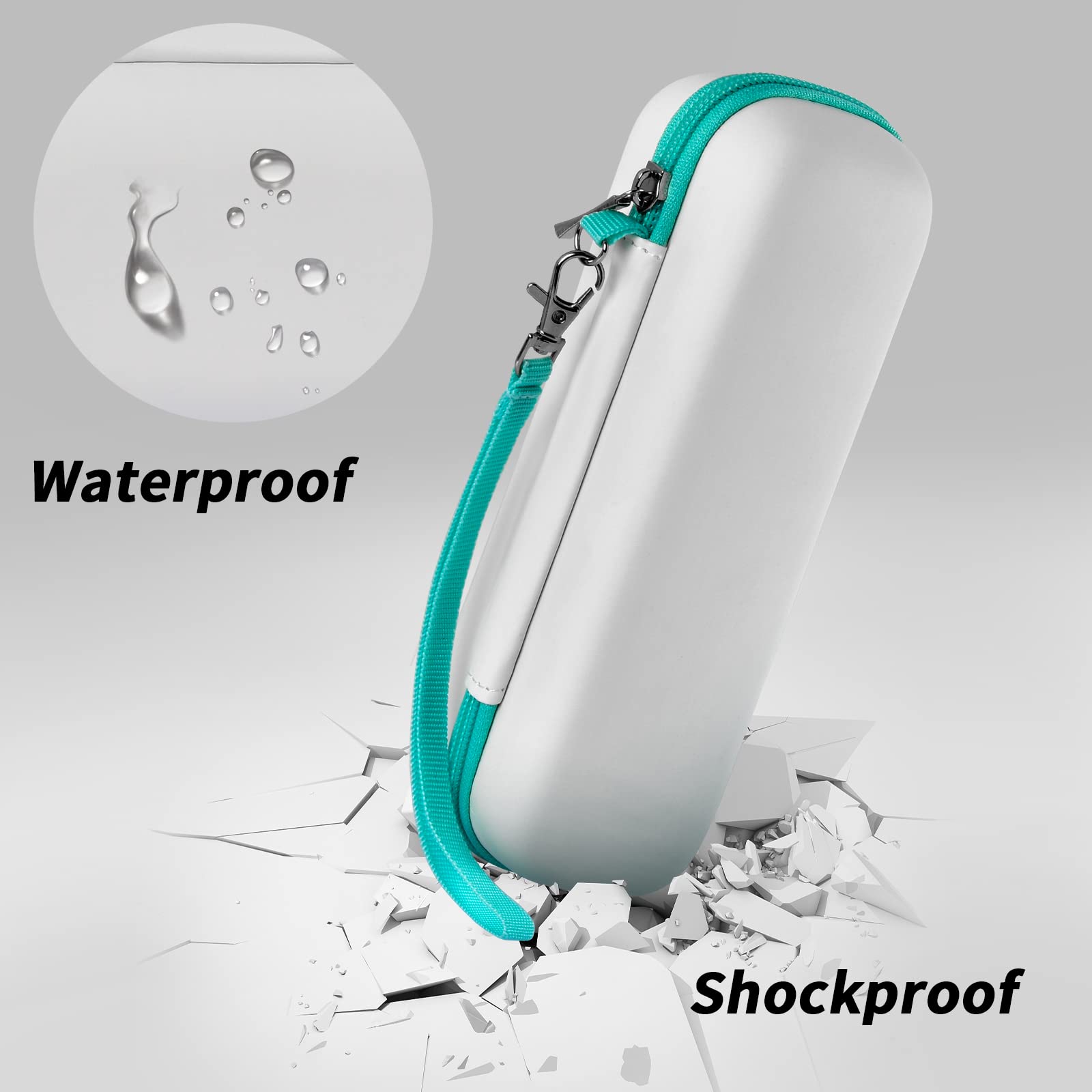 Electric Toothbrush Travel Case for Oral-B and Philips Sonicare - Waterproof Holder Bag