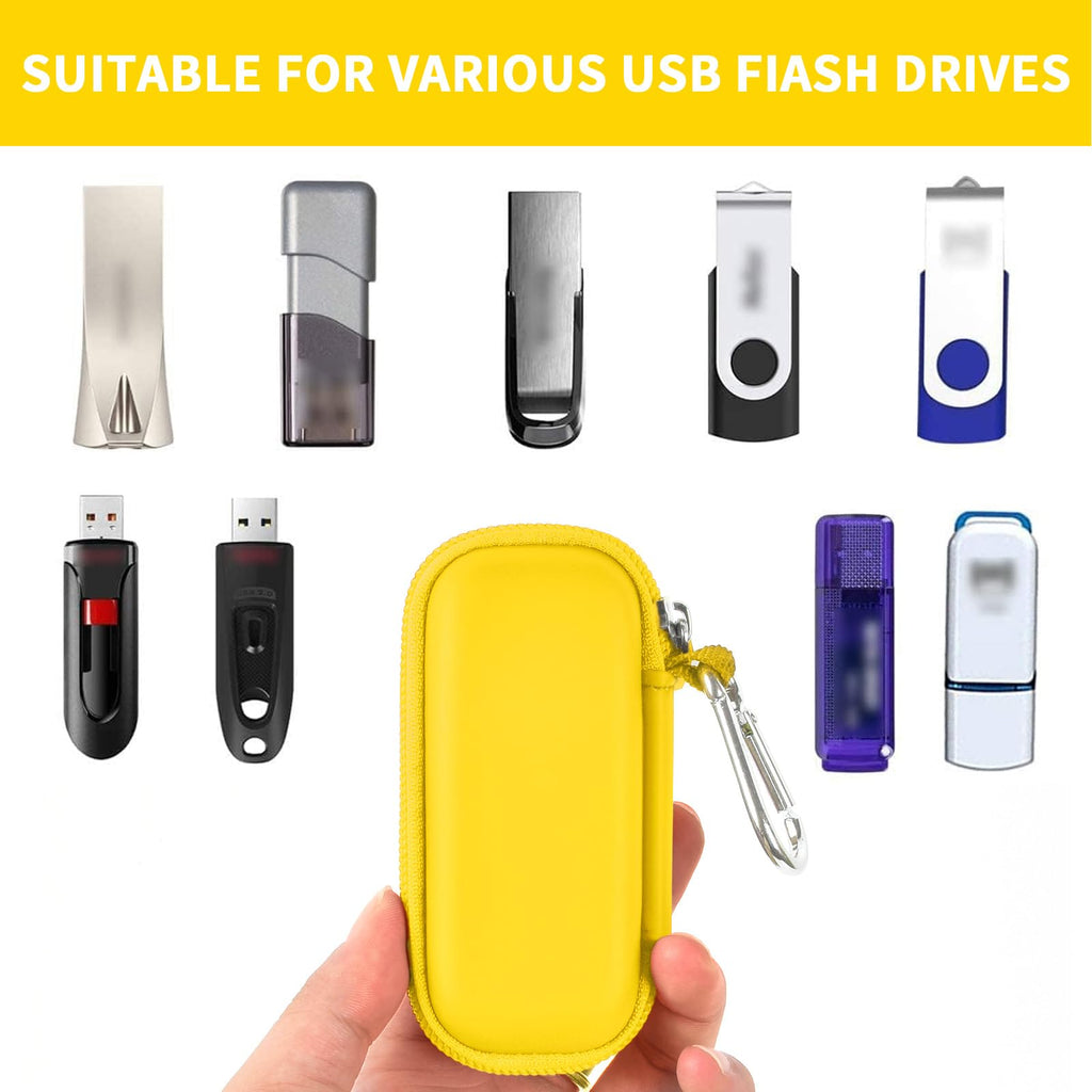 USB Flash Drive Case with SD Card Storage – Portable Hard Organizer for Travel and Easy Data Protection