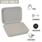 Ring Organizer Case with 42 Slots–Jewelry Display Box for Rings, Earrings and Cufflinks