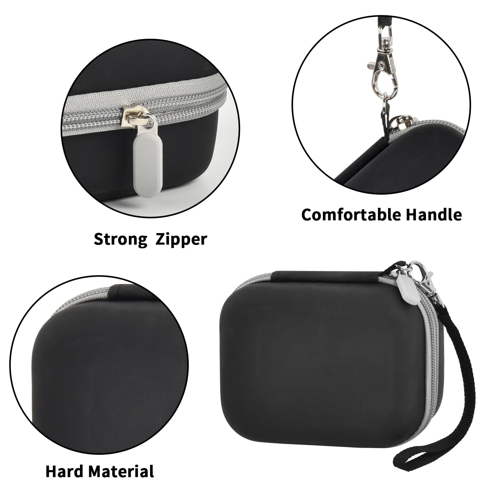 Label Maker Case for Memoking T02 and Phomemo M02 Mini Printer Storage