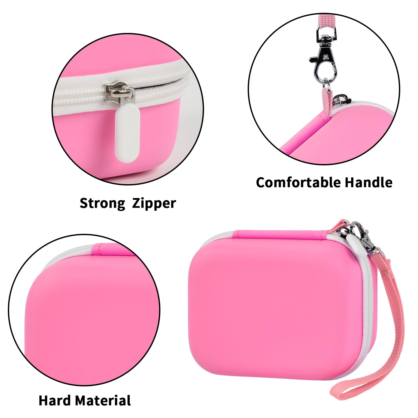 Label Maker Case for Memoking T02 and Phomemo M02 Mini Printer Storage