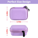Portable Charger Case for Mini Power Bank, Hard Shell Travel Storage Bag with Cable Pocket