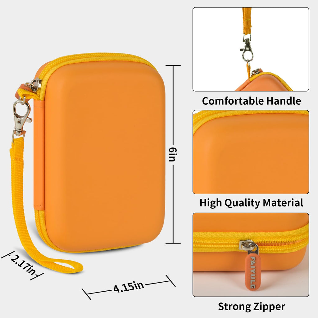 Retro Handheld Console Carrying Case for R36S / RG353V / RG353VS – Shockproof Travel Storage Bag