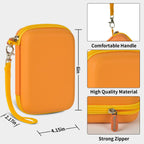 Retro Handheld Console Carrying Case for R36S / RG353V / RG353VS – Shockproof Travel Storage Bag