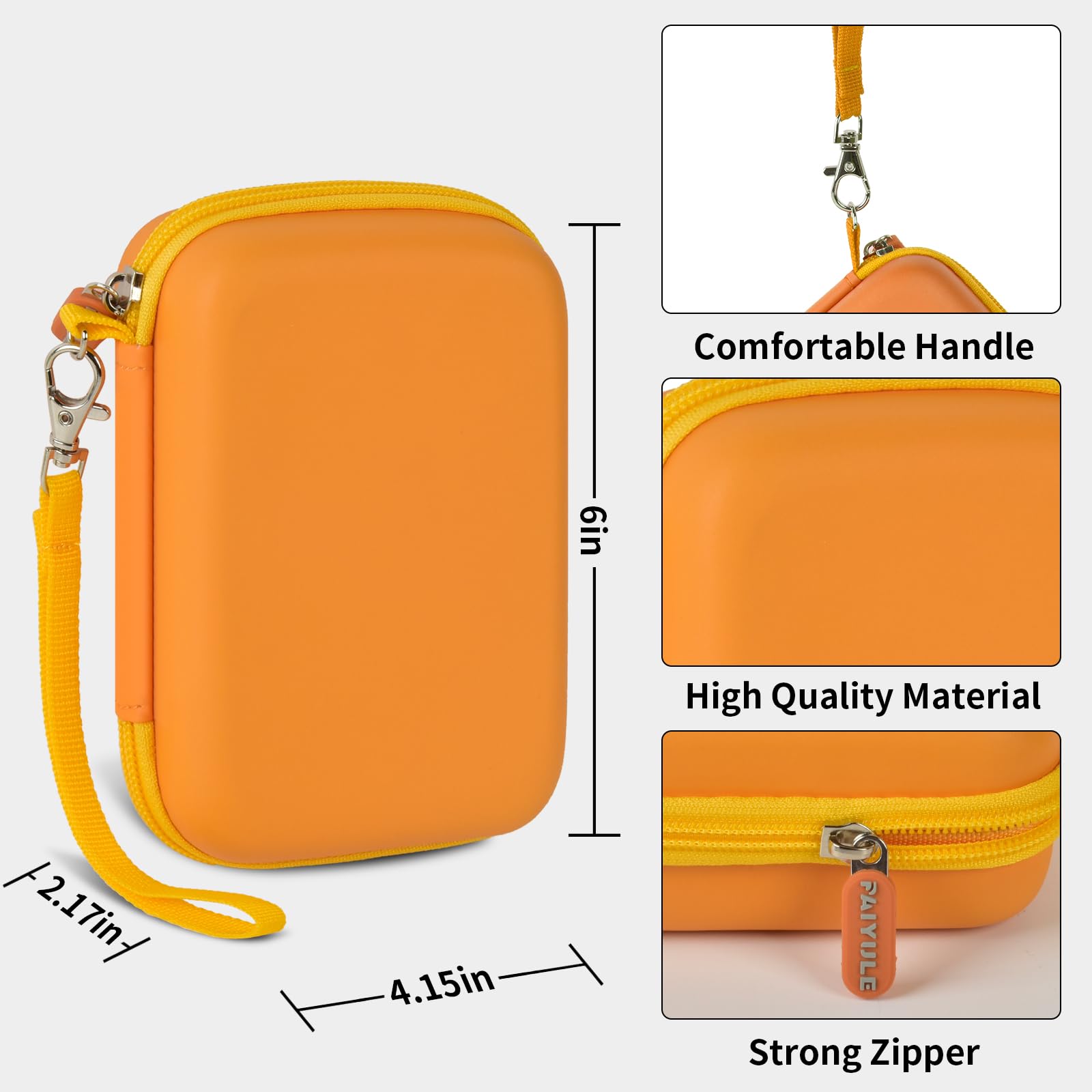 Retro Handheld Console Carrying Case for R36S / RG353V / RG353VS – Shockproof Travel Storage Bag