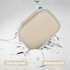Hard Carrying Case for Crucial X10/X9 Pro Portable SSD–Shockproof External SSD Storage Bag with Mesh Pocket