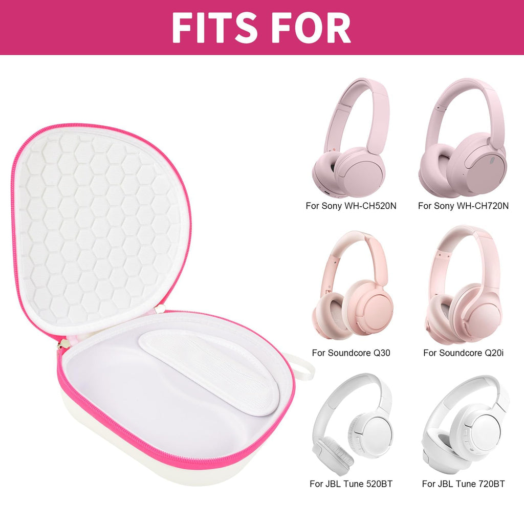 Headphone Carrying Case for Sony WH-CH720N and JBL Tune 720BT Wireless Headphones