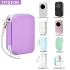 Label Maker Carrying Case Fits Phomemo, NIIMBOT and More– Protective EVA Bag with Mesh Pocket