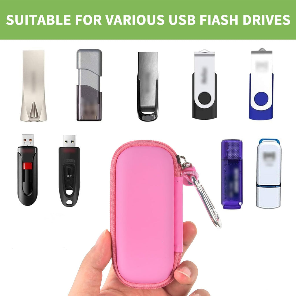 USB Flash Drive Case with SD Card Storage – Portable Hard Organizer for Travel and Easy Data Protection
