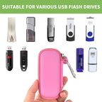 USB Flash Drive Case with SD Card Storage – Portable Hard Organizer for Travel and Easy Data Protection