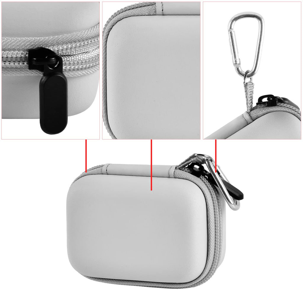 Portable Charger Case for Mini Power Bank, Hard Shell Travel Storage Bag with Cable Pocket
