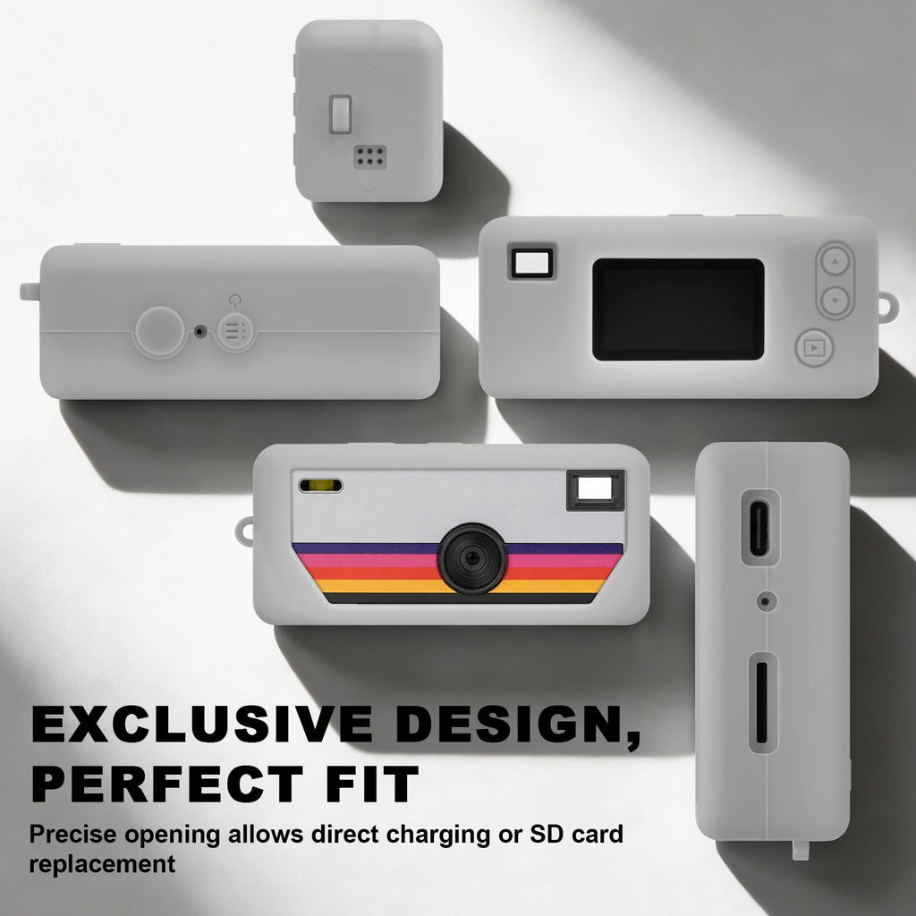 Silicone Case for Kodak Charmera Keychain Camera – Cute Protective Cover for Mini Digital Camera
