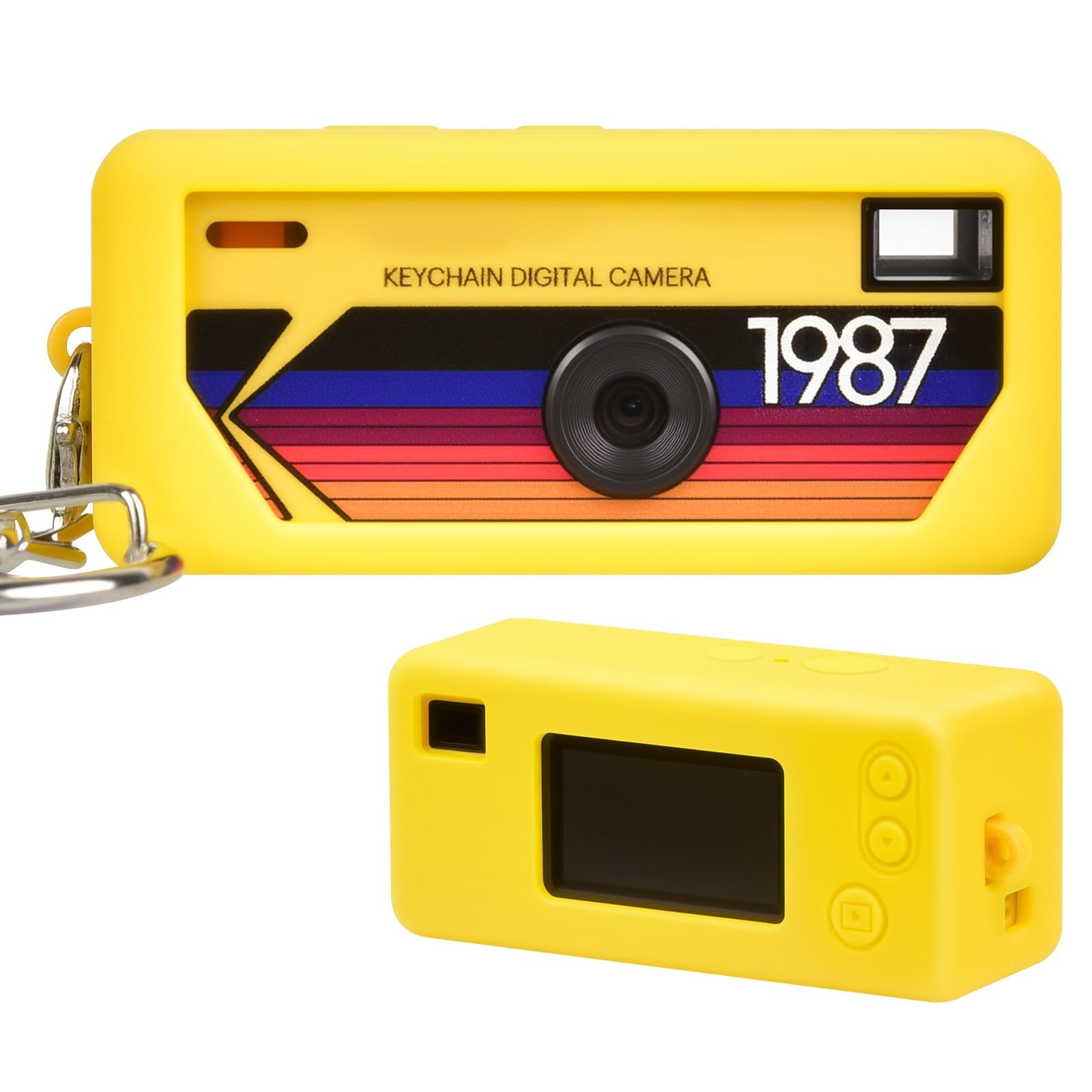 Silicone Case for Kodak Charmera Keychain Camera – Cute Protective Cover for Mini Digital Camera