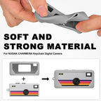 Silicone Case for Kodak Charmera Keychain Camera – Cute Protective Cover for Mini Digital Camera