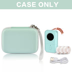 Label Maker Carrying Case Fits Phomemo, NIIMBOT and More– Protective EVA Bag with Mesh Pocket