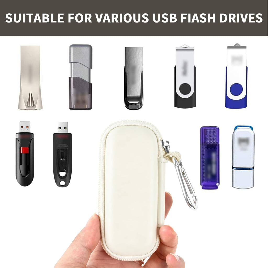 USB Flash Drive Case with SD Card Storage – Portable Hard Organizer for Travel and Easy Data Protection