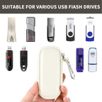 USB Flash Drive Case with SD Card Storage – Portable Hard Organizer for Travel and Easy Data Protection