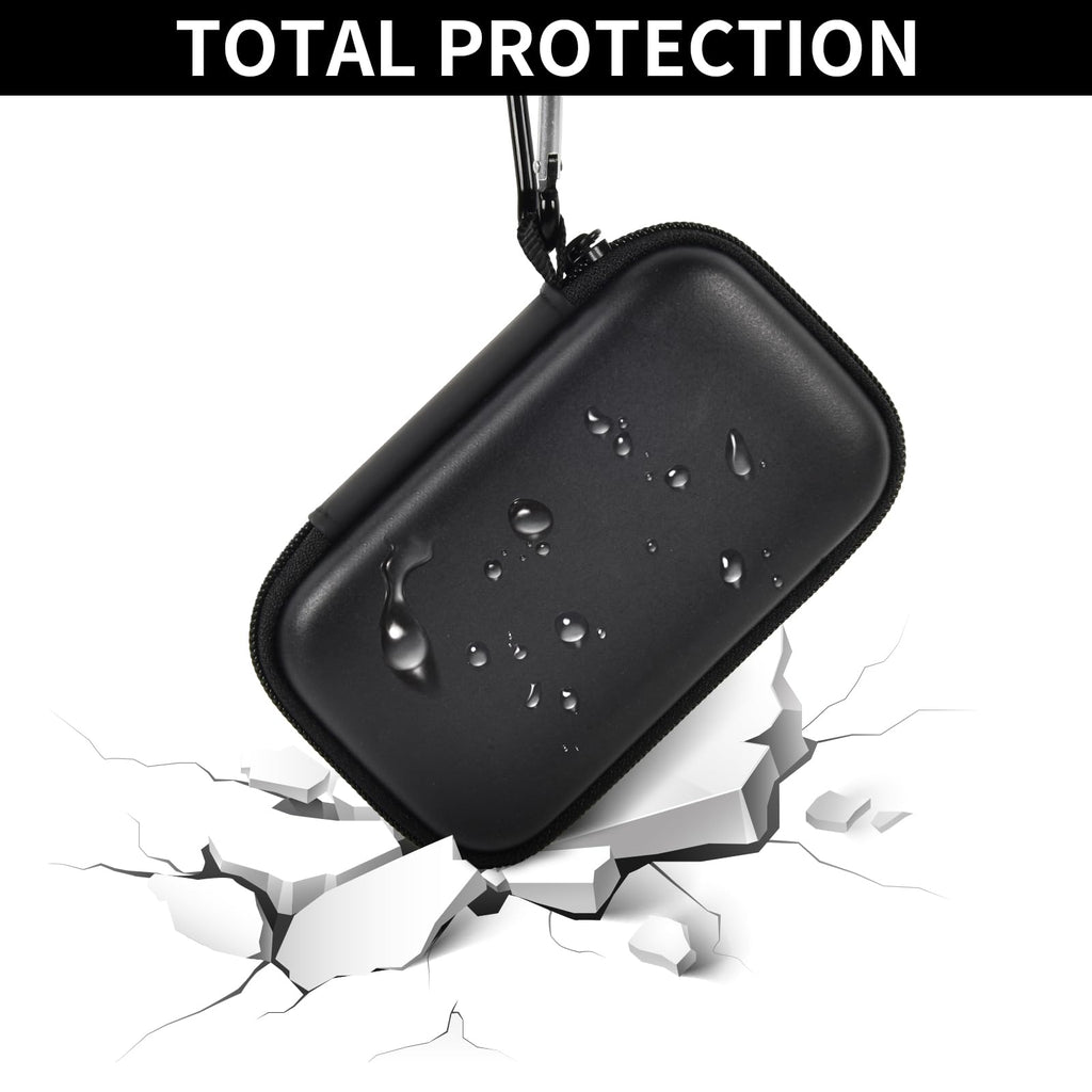 Portable SSD Case for SanDisk Extreme And Extreme PRO, Hard Shell Travel Storage  with SD Card Holder