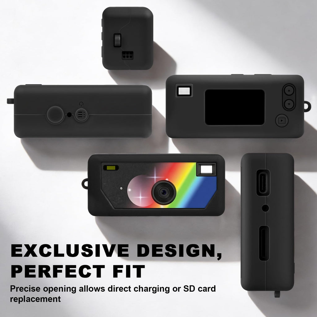 Silicone Case for Kodak Charmera Keychain Camera – Cute Protective Cover for Mini Digital Camera