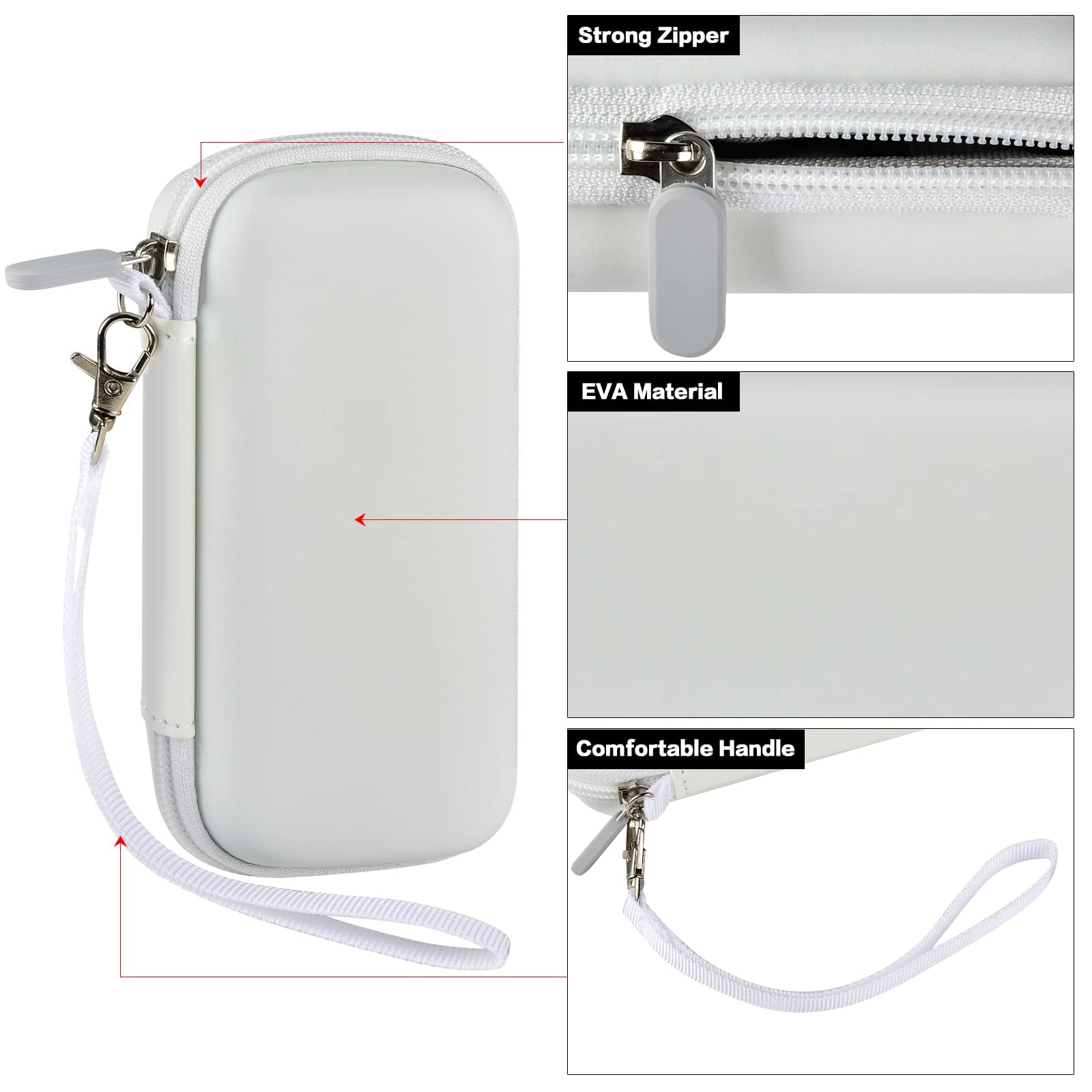 MagSafe Power Bank Carrying Case for Anker 633/622/621/321 Magnetic Battery – Shockproof Travel Storage Organizer