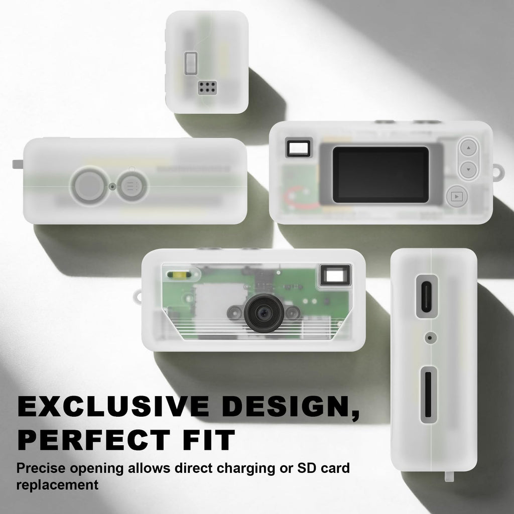 Silicone Case for Kodak Charmera Keychain Camera – Cute Protective Cover for Mini Digital Camera