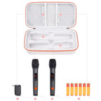 JBL Wireless Microphone Case – Shockproof Hard Shell Travel Bag For Dual Mics and Accessories