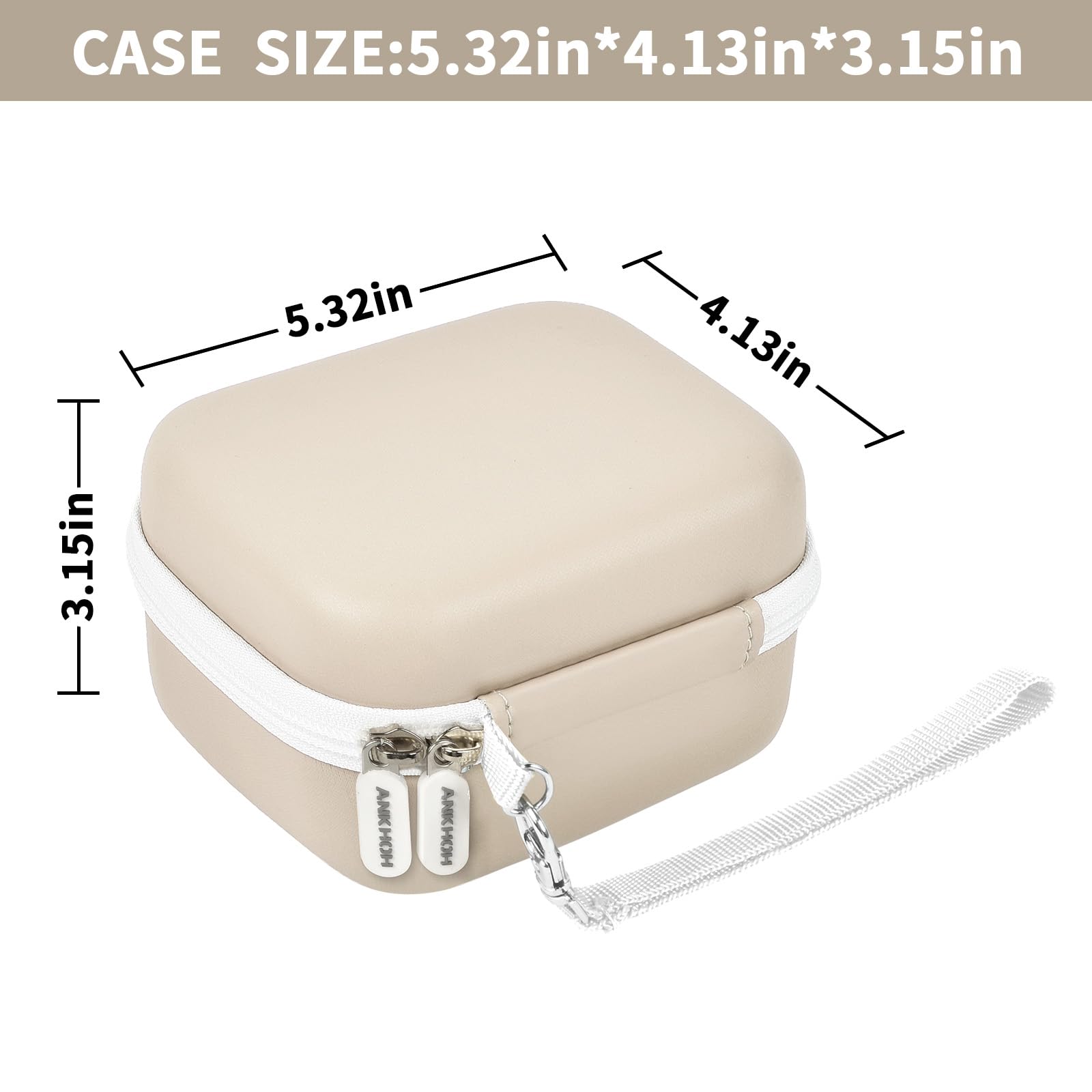 Label Maker Case for Memoking T02 and Phomemo M02 Mini Printer Storage
