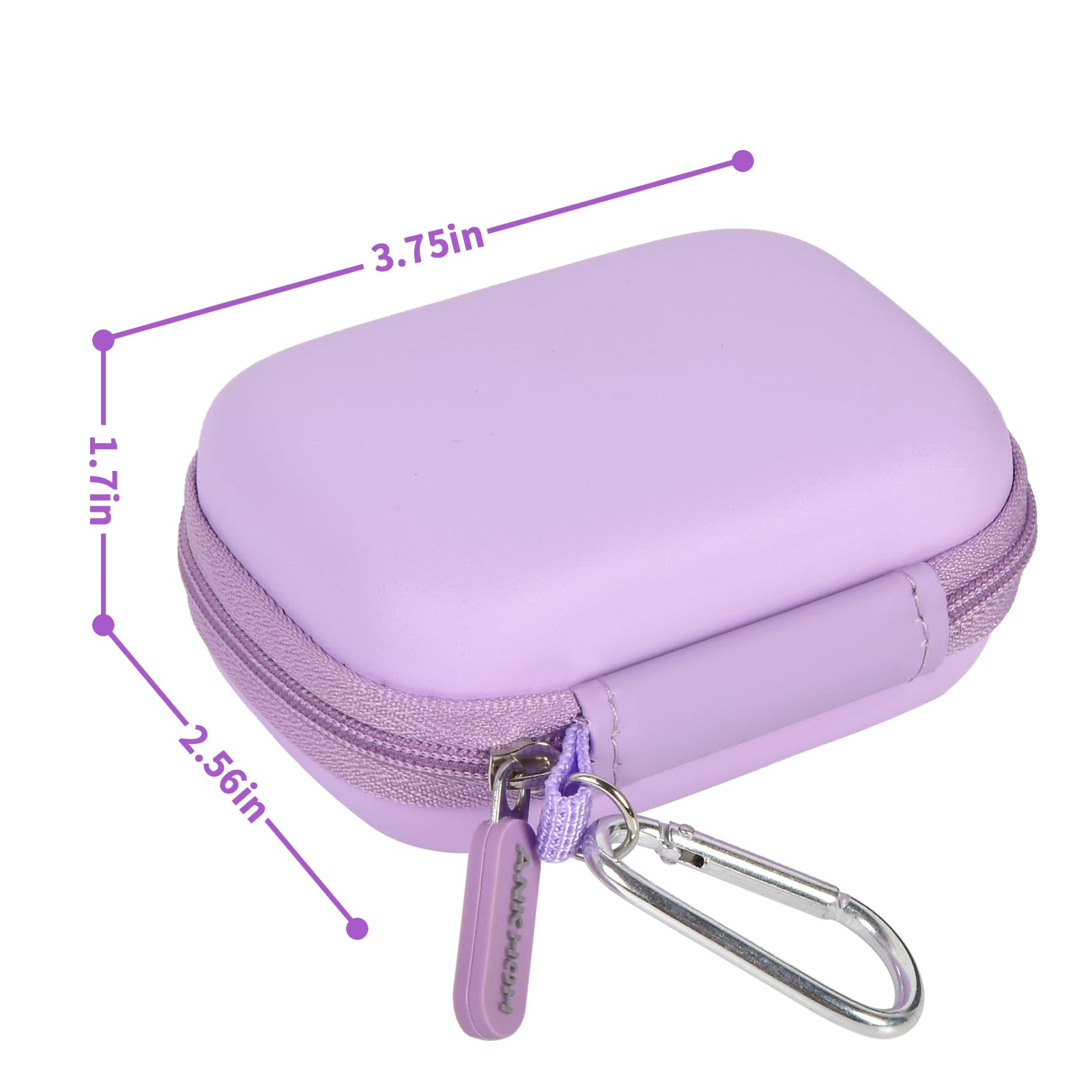 Hard Carrying Case for Crucial X10/X9 Pro Portable SSD–Shockproof External SSD Storage Bag with Mesh Pocket