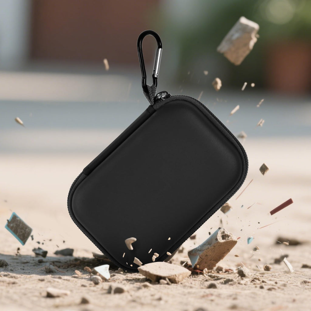 Portable SSD Case and Travel Organizer for 1TB/2TB/4TB Samsung T9/T7 External Drive