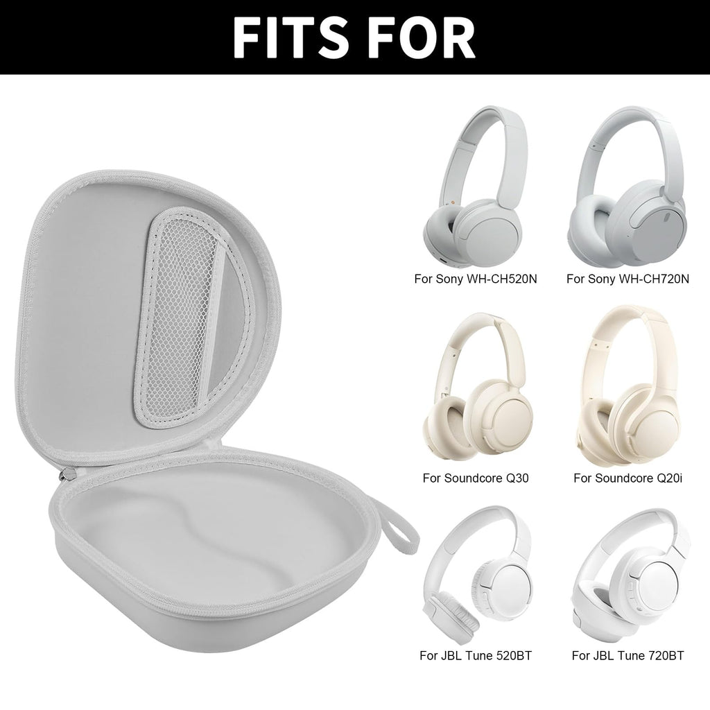 Headphone Carrying Case for Sony WH-CH720N and JBL Tune 720BT Wireless Headphones