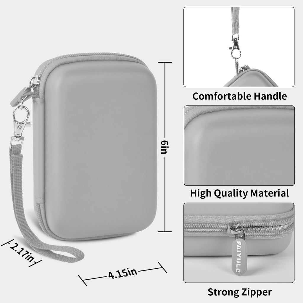 Retro Handheld Console Carrying Case for R36S / RG353V / RG353VS – Shockproof Travel Storage Bag