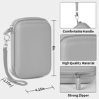 Retro Handheld Console Carrying Case for R36S / RG353V / RG353VS – Shockproof Travel Storage Bag