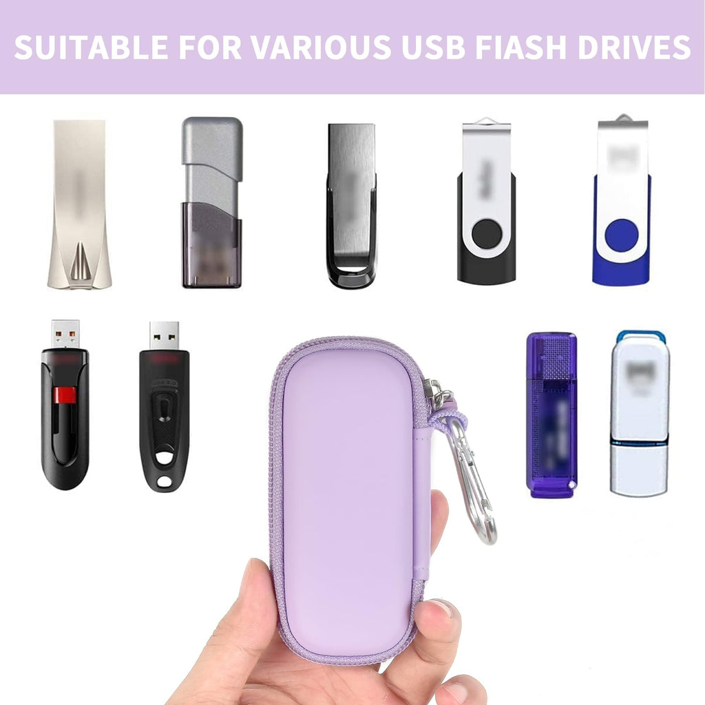 USB Flash Drive Case with SD Card Storage – Portable Hard Organizer for Travel and Easy Data Protection