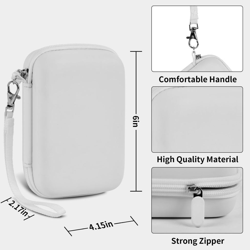 Retro Handheld Console Carrying Case for R36S / RG353V / RG353VS – Shockproof Travel Storage Bag
