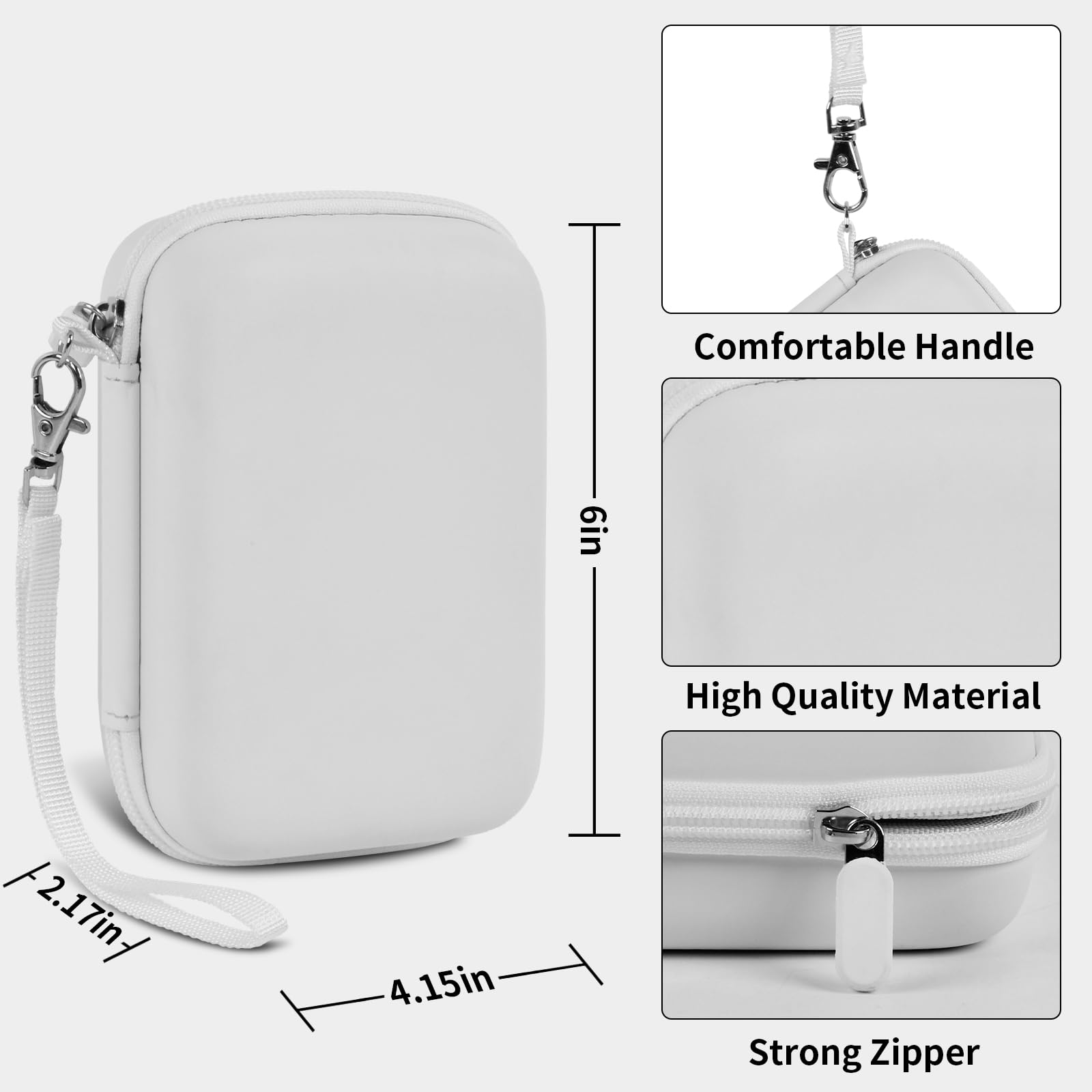 Retro Handheld Console Carrying Case for R36S / RG353V / RG353VS – Shockproof Travel Storage Bag