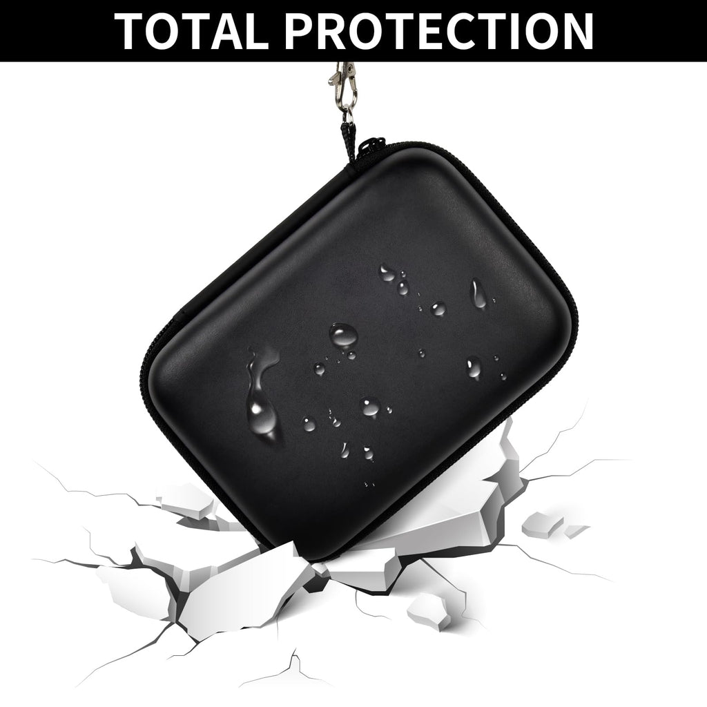 Retro Handheld Console Carrying Case for R36S / RG353V / RG353VS – Shockproof Travel Storage Bag