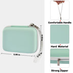 Label Maker Carrying Case Fits Phomemo, NIIMBOT and More– Protective EVA Bag with Mesh Pocket