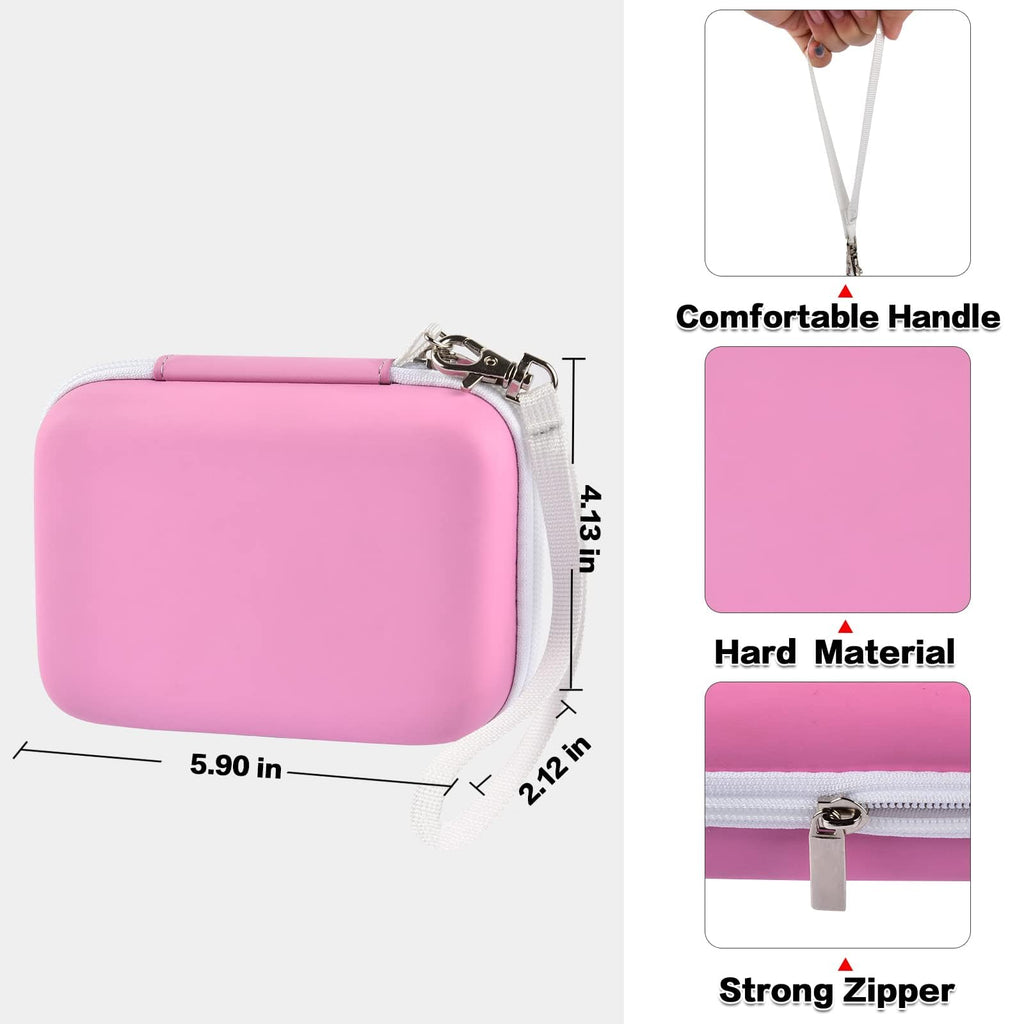 Label Maker Carrying Case Fits Phomemo, NIIMBOT and More– Protective EVA Bag with Mesh Pocket