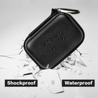 Hard Carrying Case for Crucial X10/X9 Pro Portable SSD–Shockproof External SSD Storage Bag with Mesh Pocket