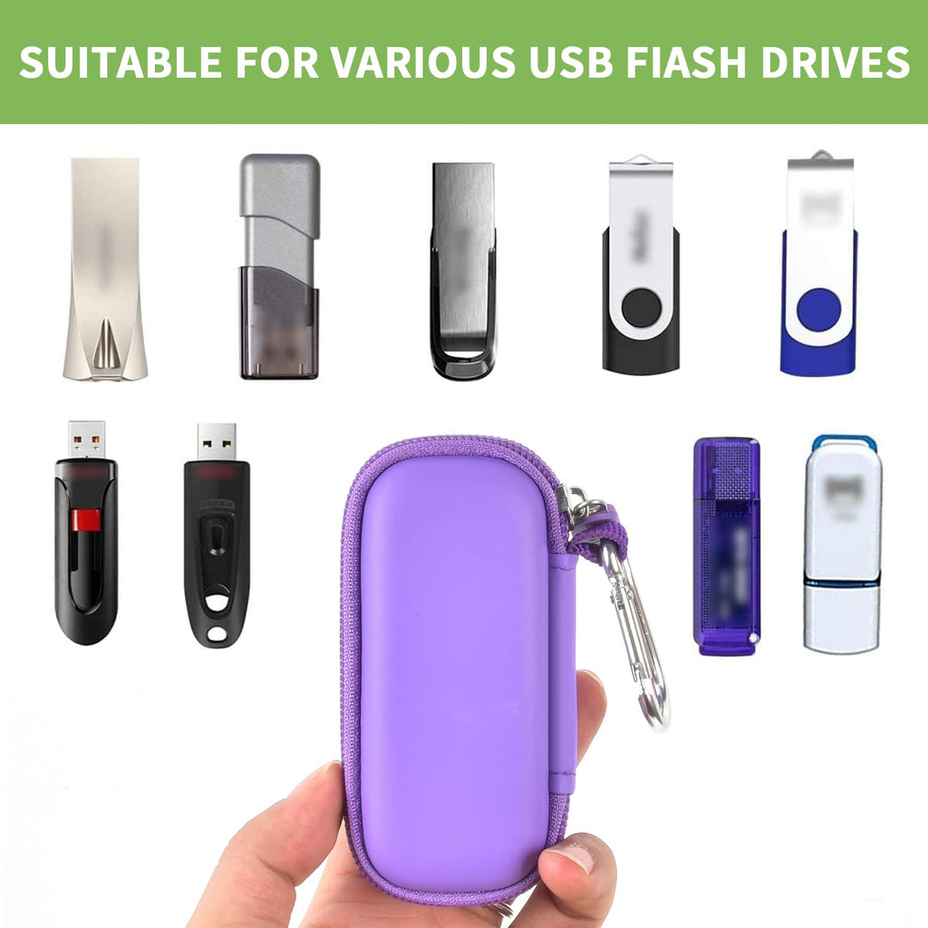 USB Flash Drive Case with SD Card Storage – Portable Hard Organizer for Travel and Easy Data Protection