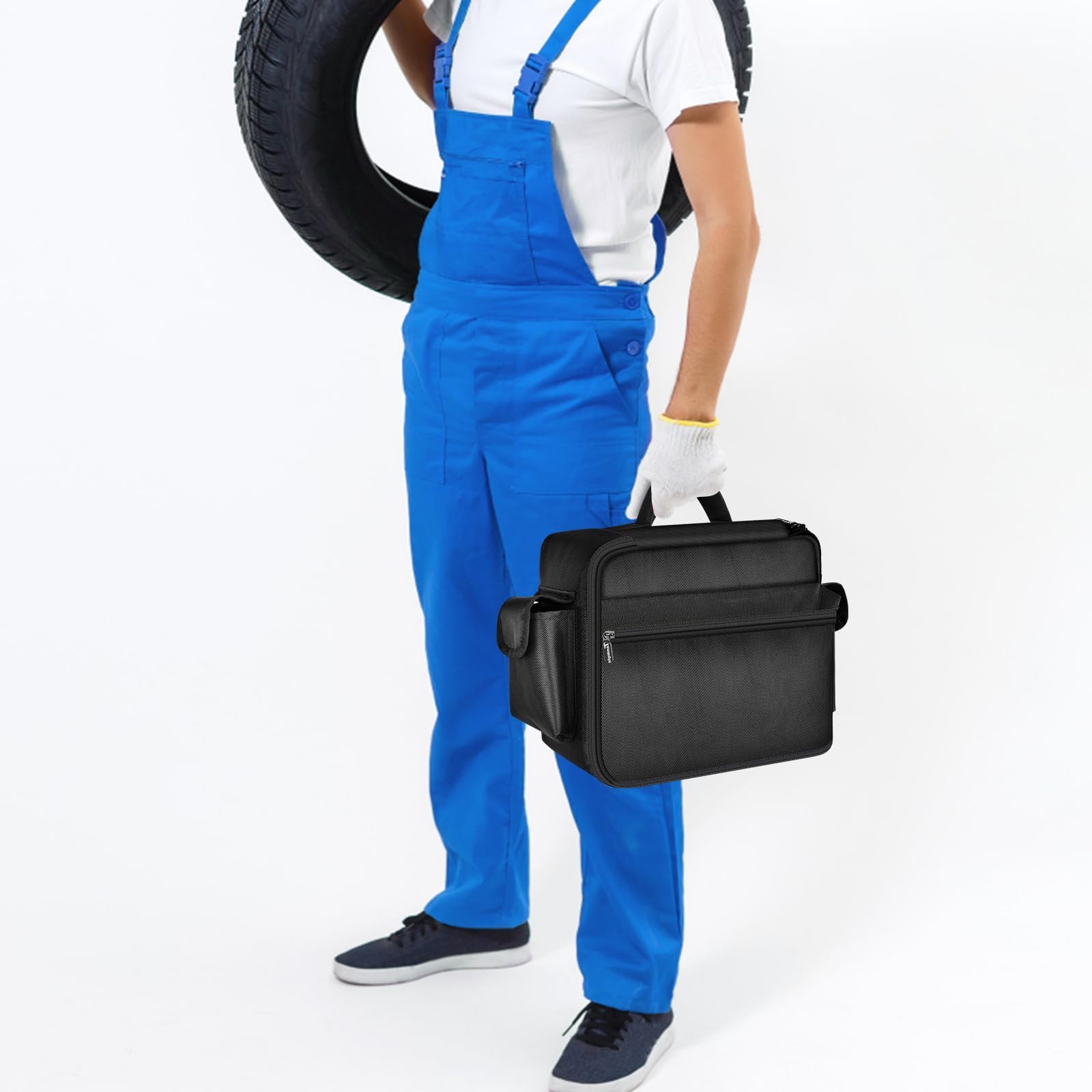 Portable Air Compressor Bag for DEWALT 20V MAX DCC020IB Tire Inflator and Accessories
