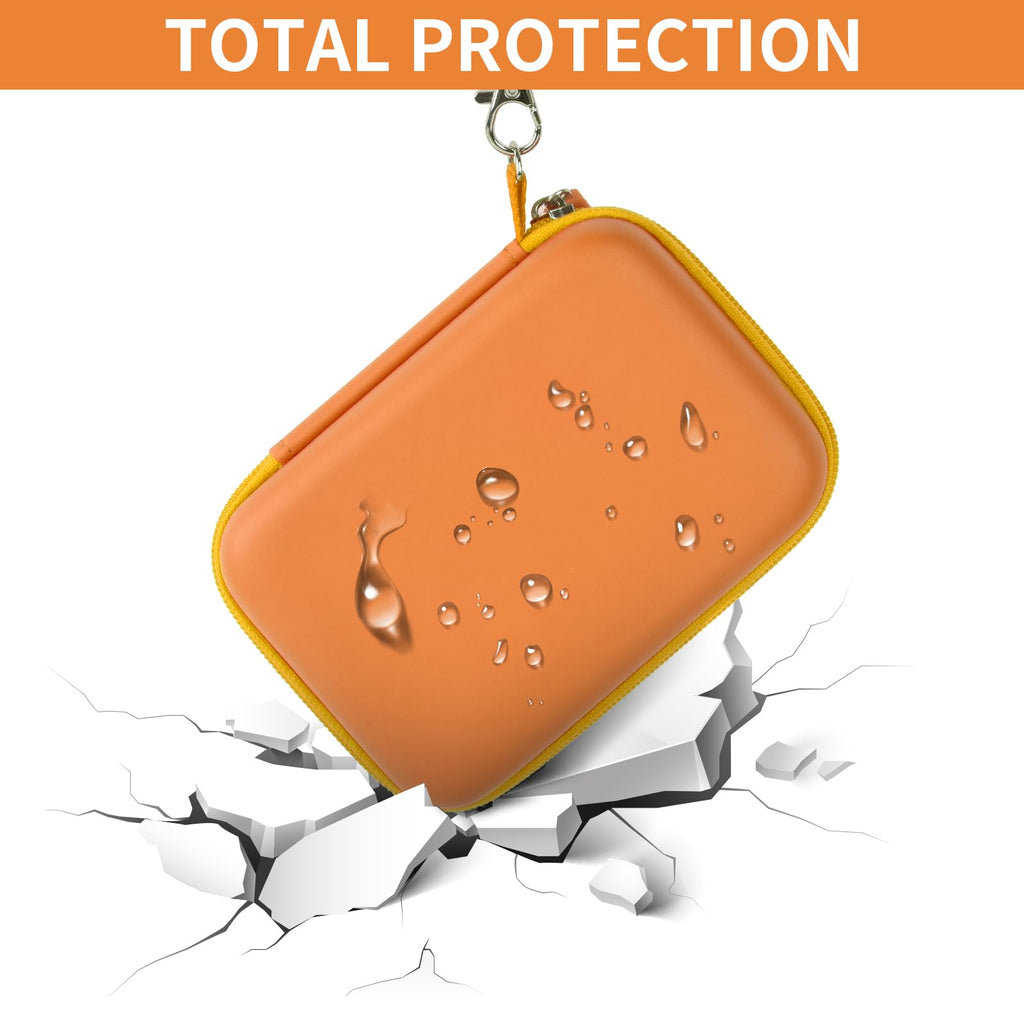 Retro Handheld Console Carrying Case for R36S / RG353V / RG353VS – Shockproof Travel Storage Bag