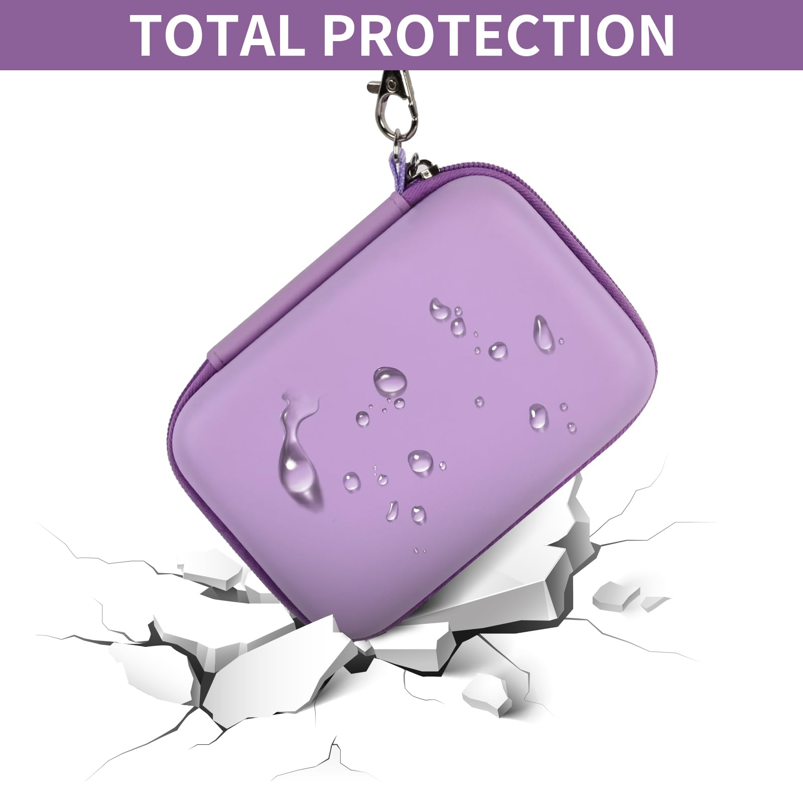 Retro Handheld Console Carrying Case for R36S / RG353V / RG353VS – Shockproof Travel Storage Bag