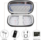 Portable MP3 / MP4 Player Case – Protective Travel Organizer for Music Players and Accessories