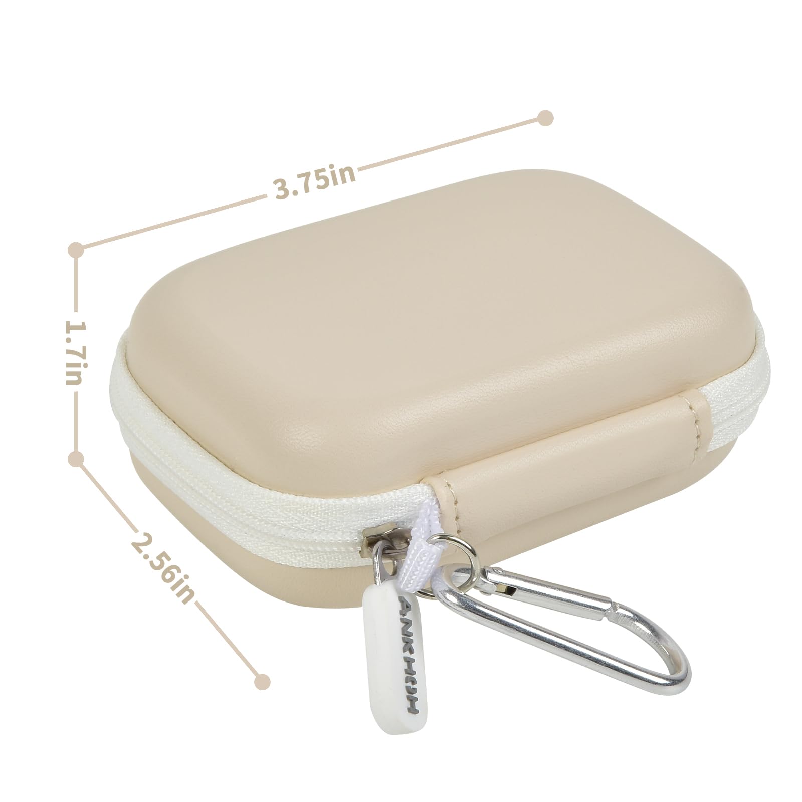Hard Carrying Case for Crucial X10/X9 Pro Portable SSD–Shockproof External SSD Storage Bag with Mesh Pocket