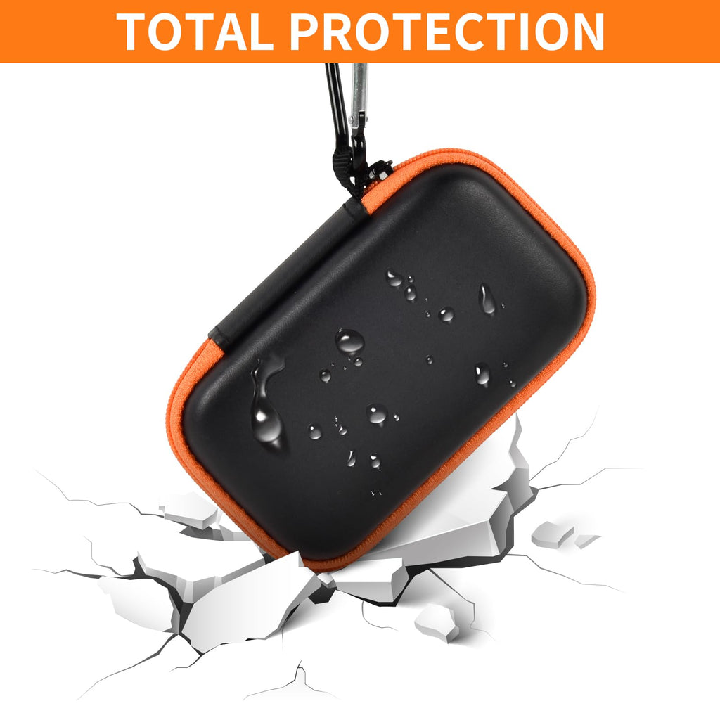 Portable SSD Case for SanDisk Extreme And Extreme PRO, Hard Shell Travel Storage  with SD Card Holder